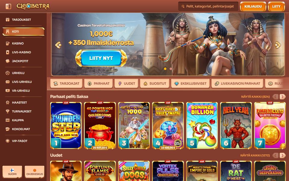 Cleobetra Casino — lobby