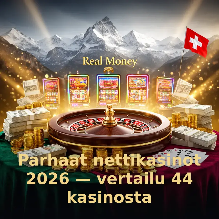 Parhaat nettikasinot 2026 — vertailu 44 kasinosta